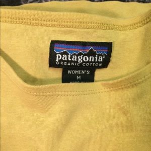 Womens Patagonia Light Olive Green Yellow Top